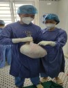 Hiếm gặp: Khối u nang buồng trứng nặng 8,5kg được phẫu thuật thành công tại Bệnh viện Ung Bướu tỉnh Bắc Giang