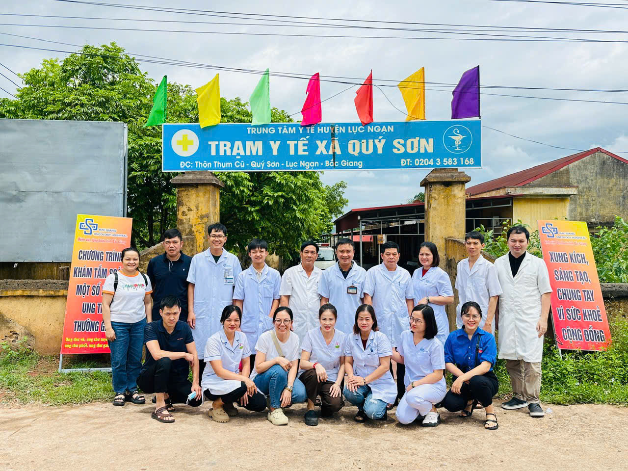 BỆNH VIỆN UNG BƯỚU TỈNH BẮC GIANG TỔ CHỨC KHÁM SÀNG LỌC UNG THƯ TẠI THỊ XÃ CHŨ VÀ HUYỆN LỤC NGẠN, TỈNH BẮC GIANG