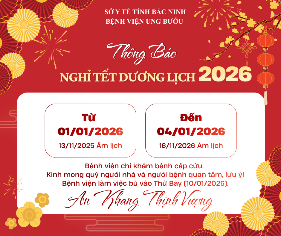 THÔNG BÁO NGHỈ TẾT DƯƠNG LỊCH 2026