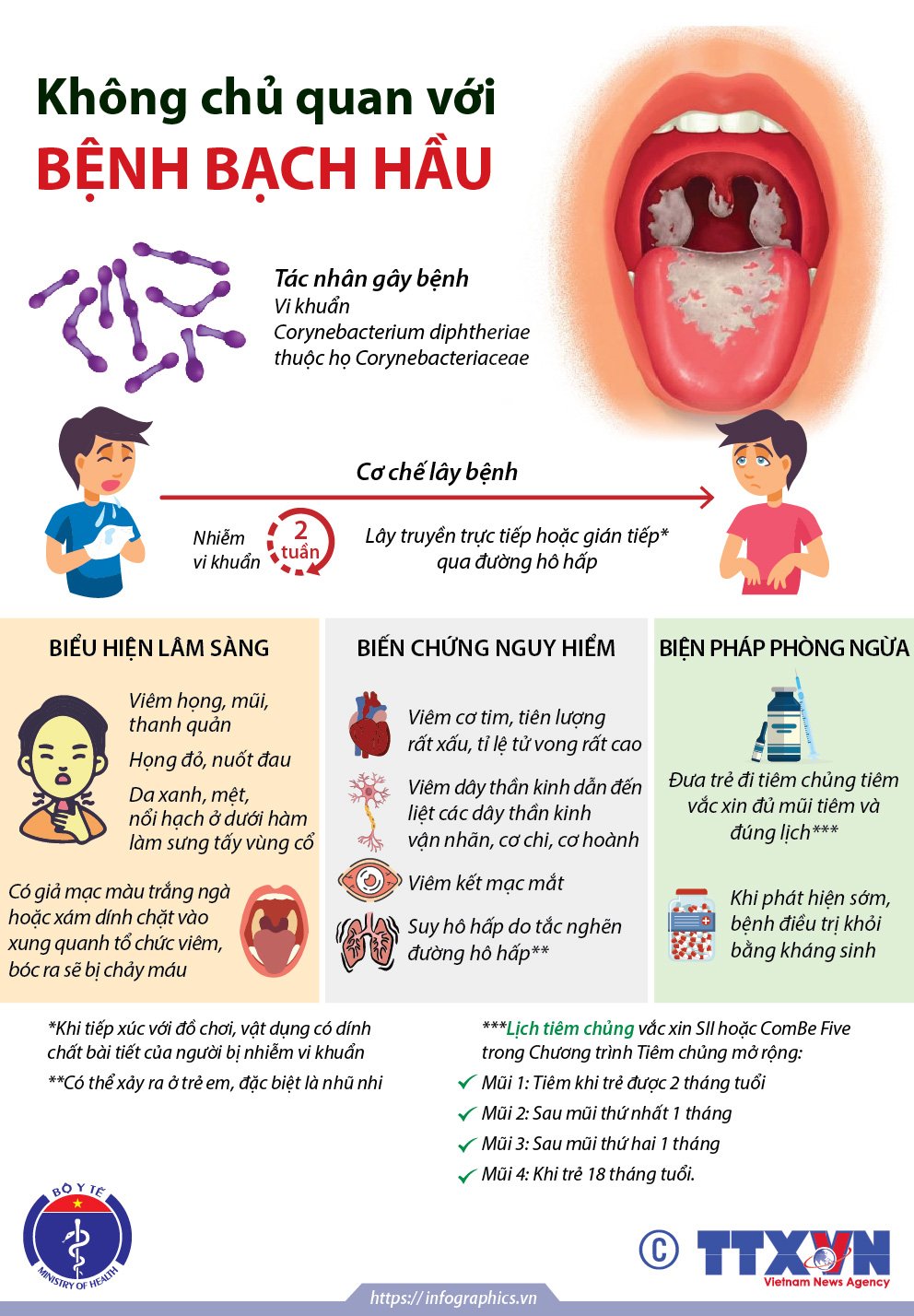 Dấu Hiệu Nhận Biết Bệnh Bạch Hầu: Những Triệu Chứng Bạn Không Nên Bỏ Qua